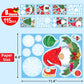 Cute Christmas Double Sided Window Stickers Decals
