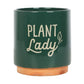 Dark Green Plant Lady Indoor Plant Pot