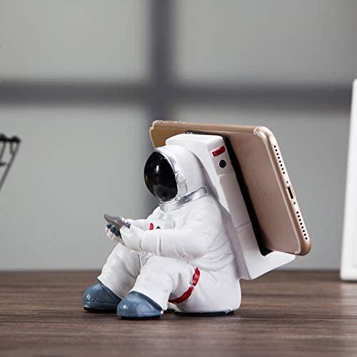 Sitting Astronaut Desktop Table Mobile Phone Stand Holder