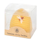 Yellow Beeswax Hive Shaped Candle with 3d Bee