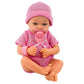 14" Girl Boy Real Touch Poseable New Born Baby Doll with Accessories