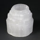 Natural Selenite Crystal Mountain Top Candle Holders Healing Chakras - Home Inspired Gifts
