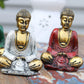 6 x Gold Mini Buddha Figure Handpainted Ornaments - Kporium Home & Garden