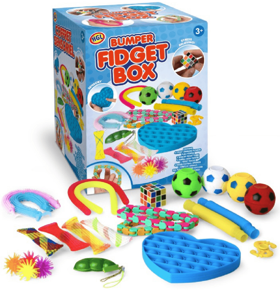 24pcs Assorted Designs Fidget Box Sensory Play Toys