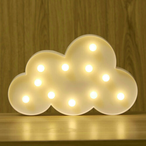 3D LED Night Light Kids Nursery Bedroom  Lamp - Star Moon Cloud