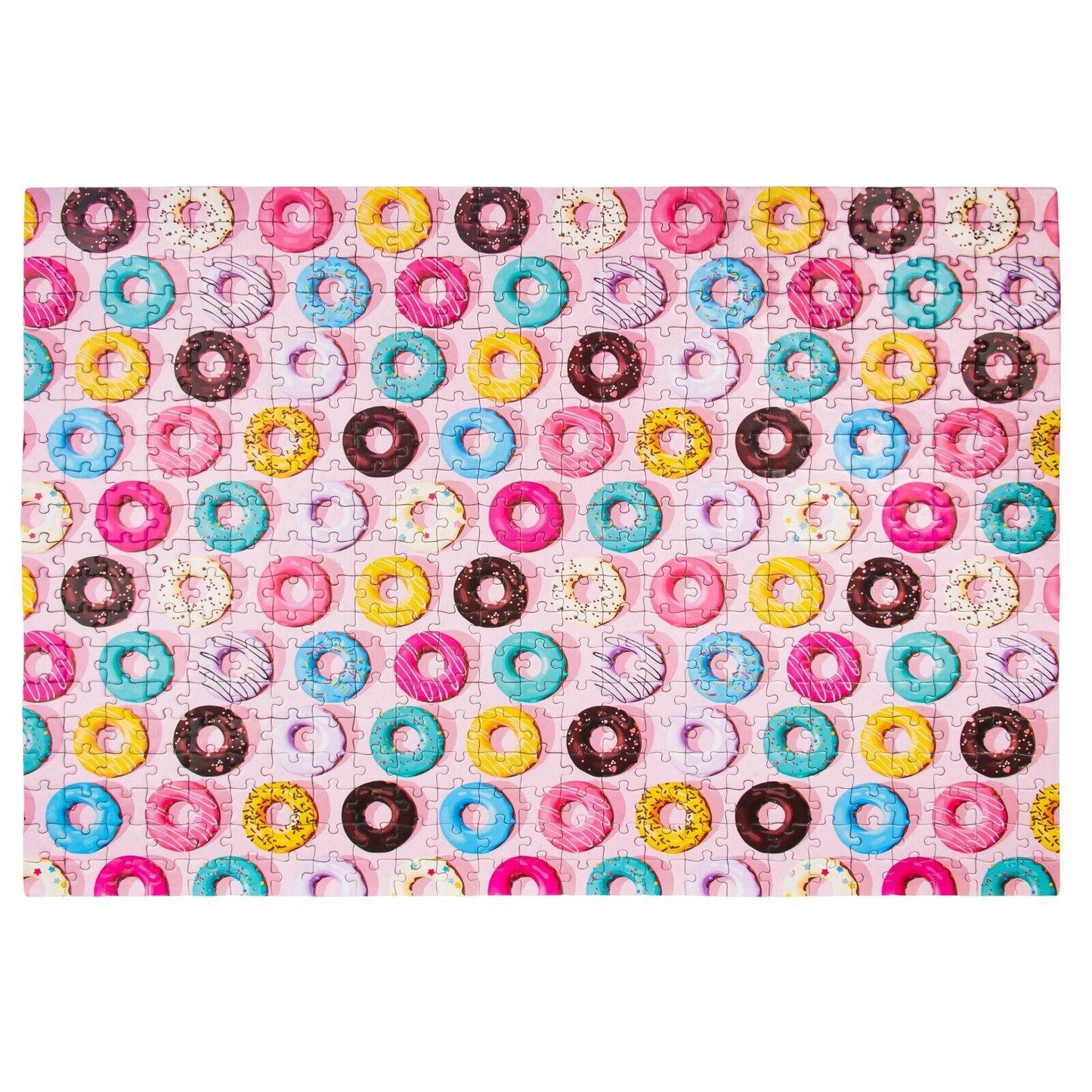 500 Piece Jigsaw Puzzle - Colourful Doughnuts