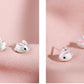 925 Sterling Silver Cute Rabbit Stud Earrings Jewellery