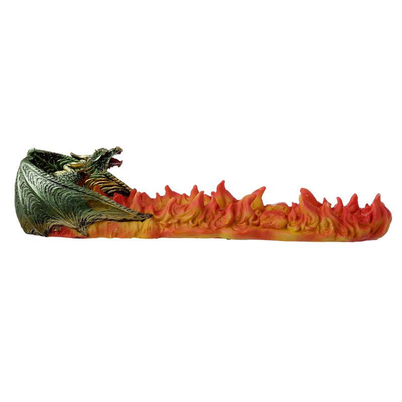 Ash Catcher Incense Stick Burner - Green Dragon Volcano