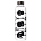 Reusable 500ml Glass Water Bottle with Neoprene Sleeve - Guitar