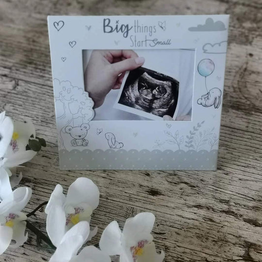 Baby Scan Pregnancy Announcement Reveal Cards Photo Frame