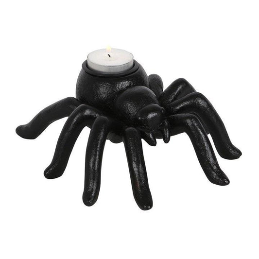 Black Spider Creepy Crawly Tealight Holder