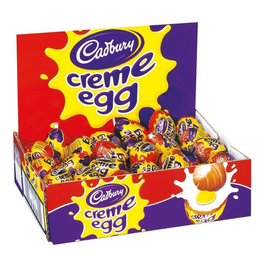 Box of 12 Chocolate Cadbury Creme Eggs 40g Sweets Treats