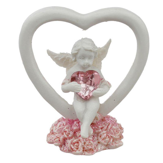 Collectable Peace of Heaven Cherub - Love Conquers All Angel Ornament - Kporium Home & Garden