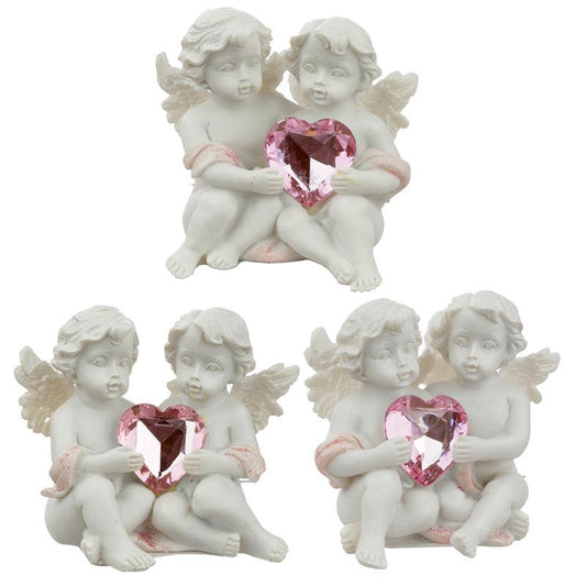 Set of 3 Peace of Heaven Cherubs - Forever Love Figurine Ornament