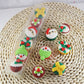 Christmas Cupcake Santa Snowman Erasers Rubbers Stocking Fillers
