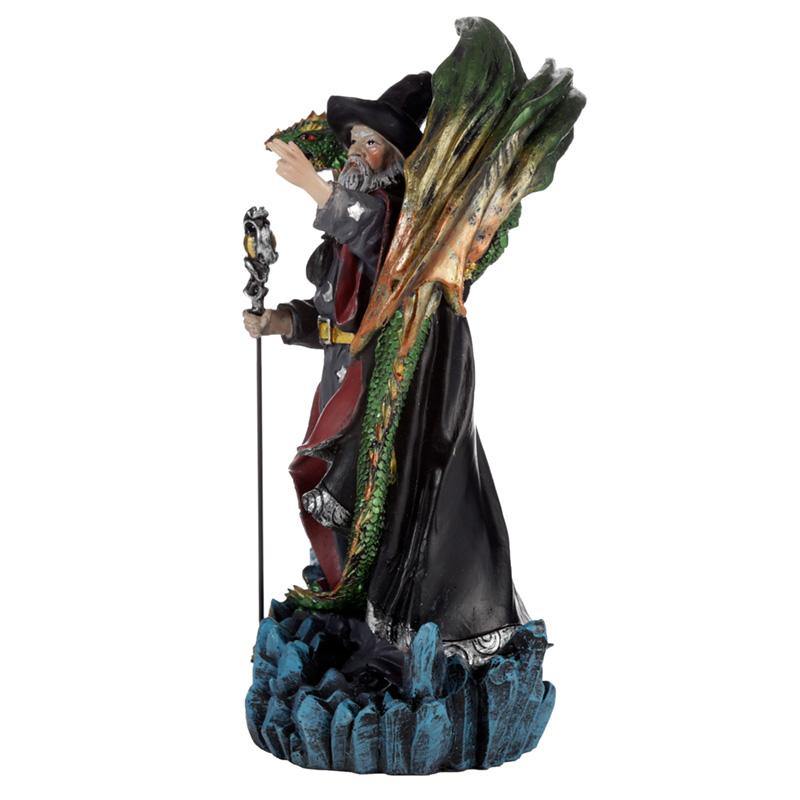 Spirit of the Sorcerer - Dragon Wizard Figurine Statue Ornament - Kporium Home & Garden
