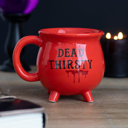 Dead Thirsty Red Cauldron Mug