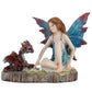 Woodland Spirit Fairy Figurine - Dragon Games Statue Folklore Ornament - Kporium Home & Garden