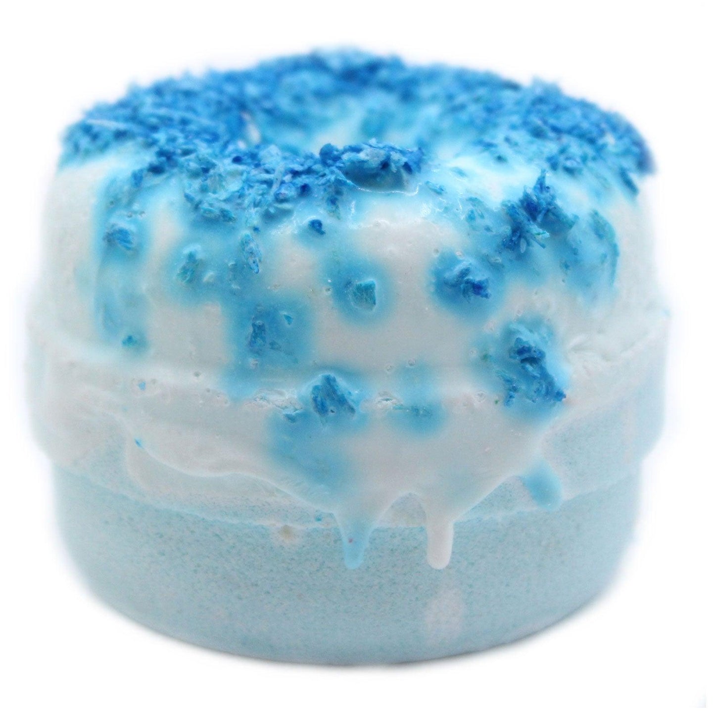 Set of 2 Scented Donut Bath Bomb Fizzers - Blueberry