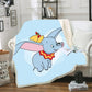 Disney Movie Soft Blanket Throw - Dumbo Elephant 3 Designs