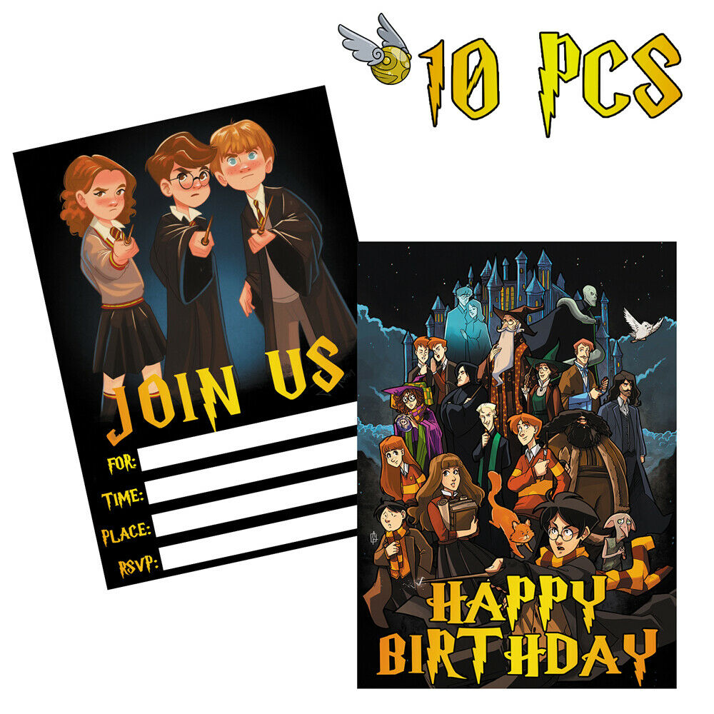Harry Potter Happy Birthday Party Decoration Banner Bunting Balloons Topper