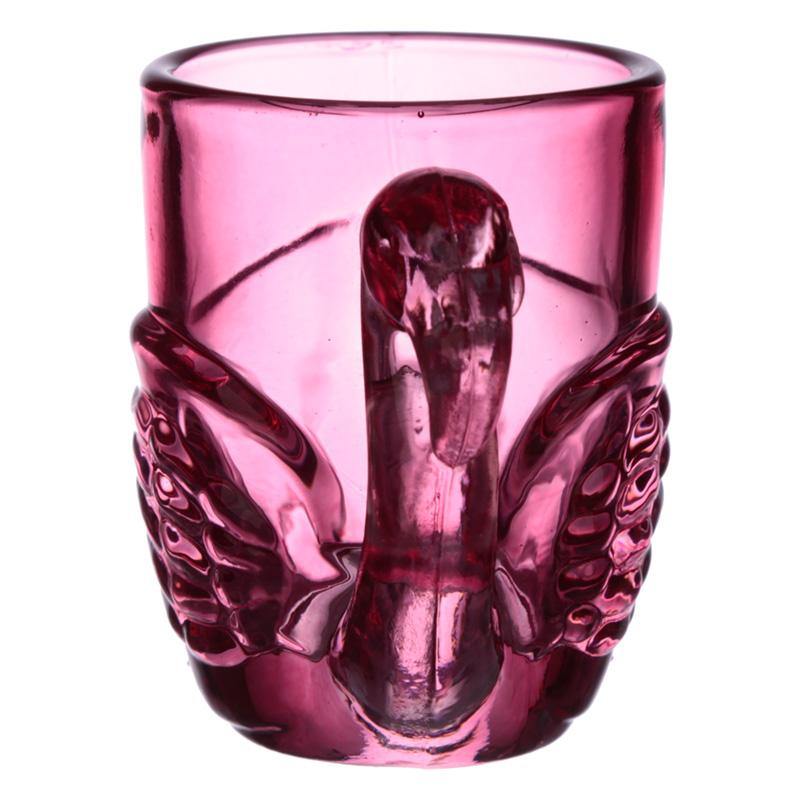 Glass Pink Flamingo Shot Glass Set of 2 (90ml) Bar Home Party - Kporium Home & Garden