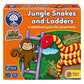 Jungle Snakes & Ladders Mini Game Kids Fun Board Games Activity
