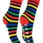 Kids Boys Girls 6 Pack Warm Non Slip Thermal Slipper Socks