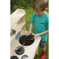 Kids Outdoor Wooden Mud Kitchen with Stainless-Steel Accessories