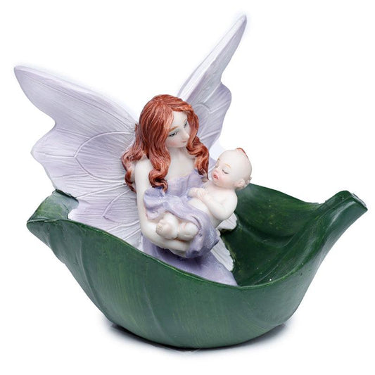 Lilac Fairies - Forest Mother Fairy Figurine Ornament Statue