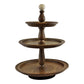 Country Cottage 3 Tier Mango Wood Cake Stand