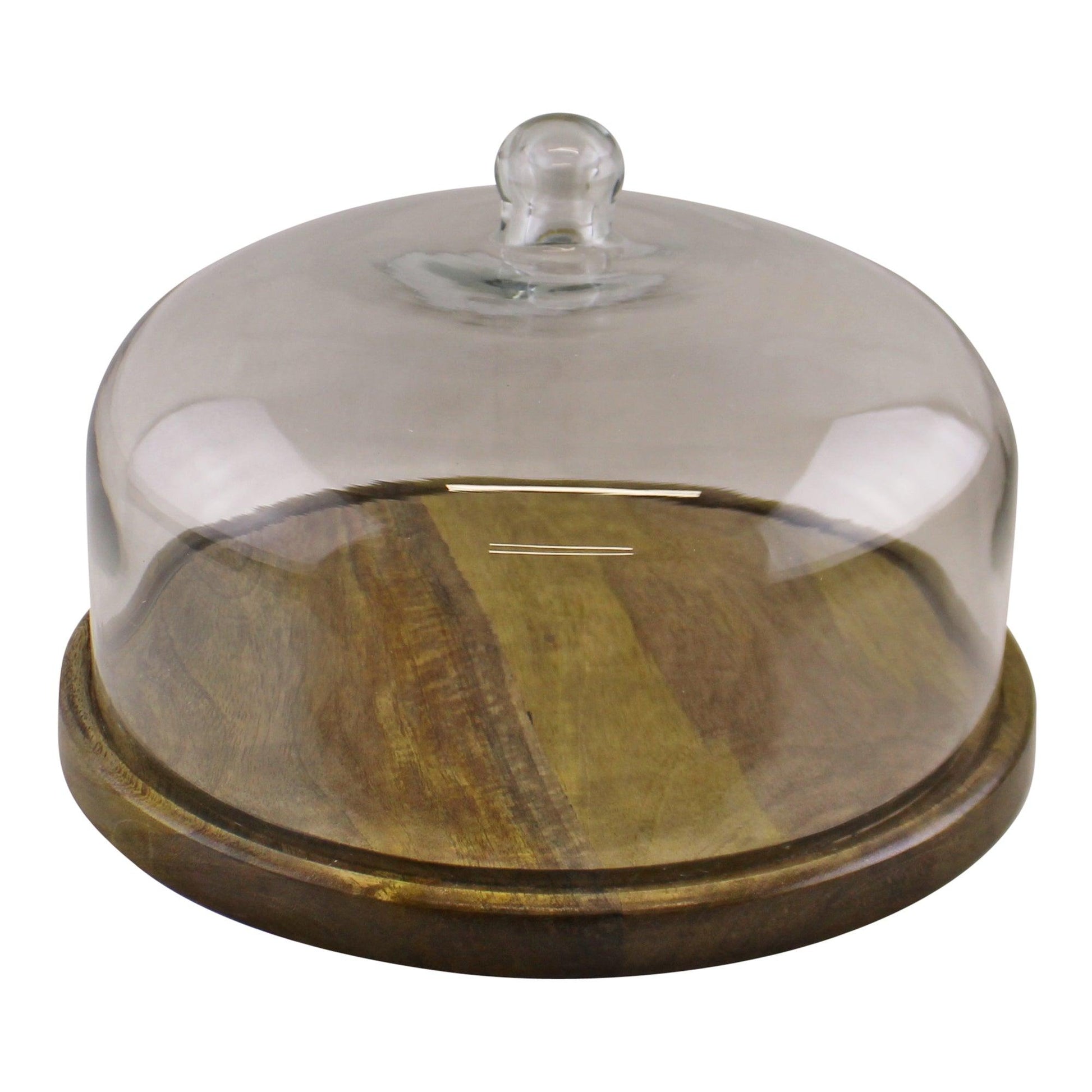 Country Cottage Cake Stand with Glass Display Dome