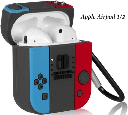 Nintendo Design AirPods 1 2 3 Pro Silicone Protective 360 Case