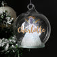 Personalised Christmas Colour Changing LED Angel Bauble Tree Decoration - Kporium Home & Garden