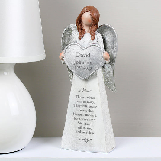 Personalised Memorial Angel Figurine Remembrance Ornament - Kporium Home & Garden