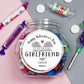 Personalised Valentine's Day Sweet Jar Storage Tub Gift - Home Inspired Gifts