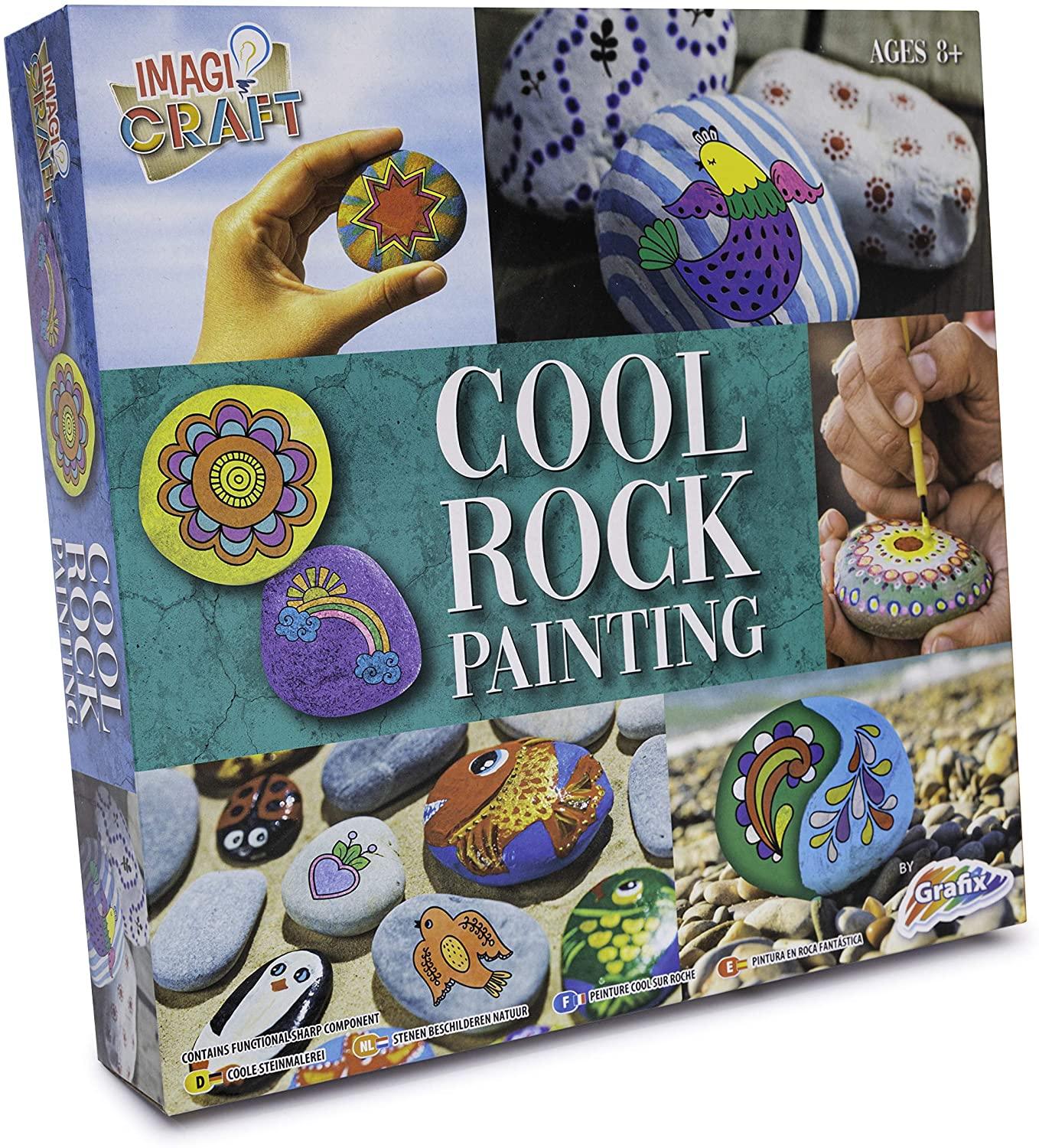 Paint a Rock Painting Pebble Painting Kit Set Children's Craft