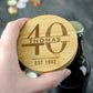 Personalised Big Age Wooden Bamboo Bottle Opener Coaster