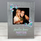 Personalised Festival Style 4x4 Glitter Glass Photo Frame