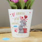 Personalised Me To You Hold You Forever Love Plant Flower Pot