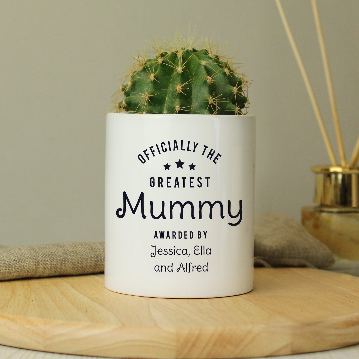 Personalised Officially The Greatest Ceramic Storage Pot Gift