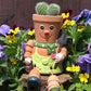 Quirky Terracotta Pot Man Planter Garden Patio Decor