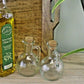 Heart Of The Home Set Of 2 Oil & Vinegar Glass Pourer Bottles with Handles - Home Inspired Gifts
