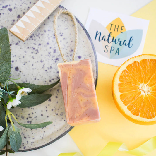 Scented Citrus Blossom Soap on a Rope Bar Natural Vegan