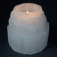 Natural Selenite Crystal Mountain Top Candle Holders Healing Chakras - Home Inspired Gifts