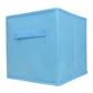 Set of 4 Folding Cube Boxes Storage Space Saver