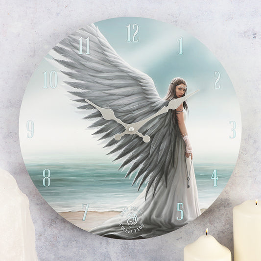 Spirit Guide Gothic Wall Clock by Anne Stokes