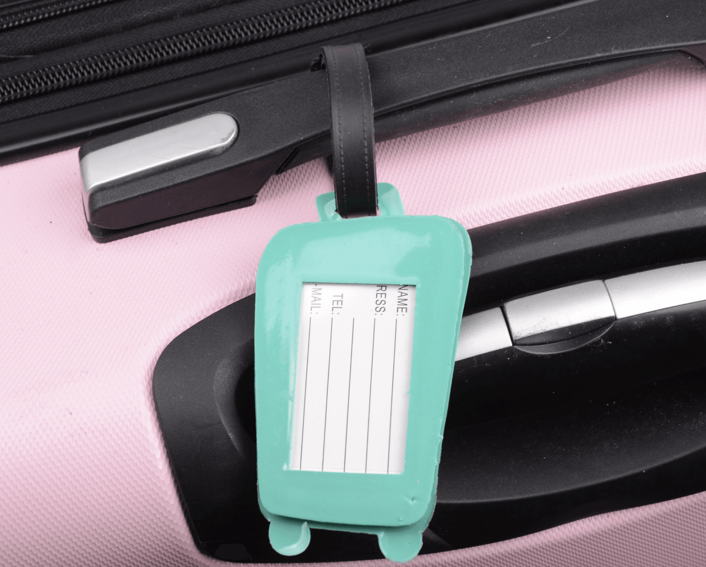 Suitcase Bag Design Luggage Tag Holiday Bag Travel Labels - 5 Colours