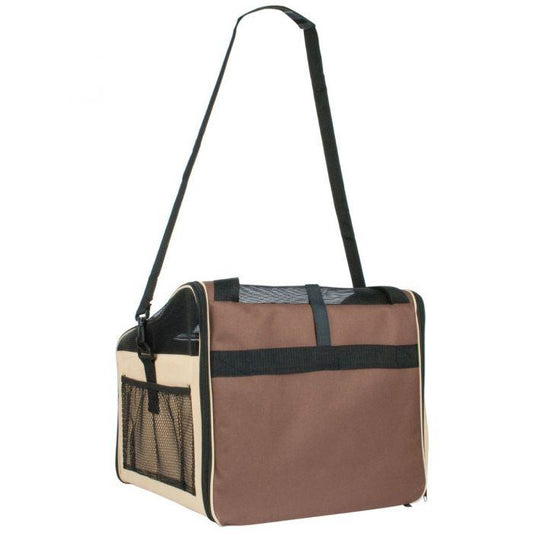 Large Brown Pet Dog Cat Carrier Multi-Function Comfortable Travel Bag