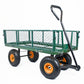 Large Metal Green Garden Trolley Cart Gardening DIY Camping Aid 105L